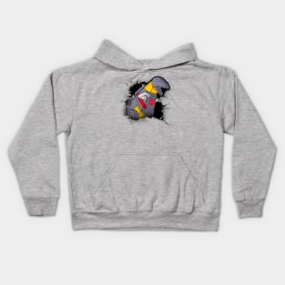 GRIMLOCK WALL BREAK Kids Hoodie